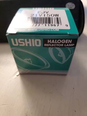 Ushio 1000421 Ejd 21v 150w Japan Ed3 Halogen Reflector Lamp New