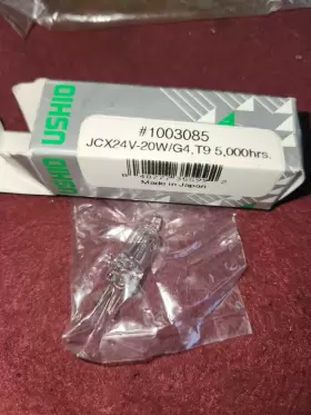 Jcx24v20w Ushio 24v20w/g4 #1003085 Jcx24v20w/g4 T9 5000hrs Lamp Jc 24v20w G4 Bulb