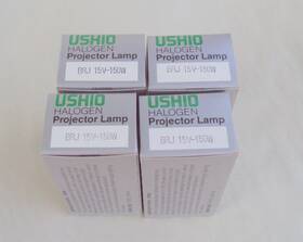 Ushio 64633 Brj 150w 15v Halogen Lamp For Projectors - Lot Of 4 New