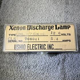 Ushio Electric Inc Uxl-75x-0 Vintage Chicano Discharge Lamp Uxl-75x-o 12.6v 4.4amp