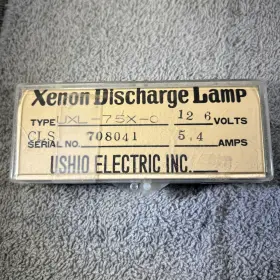 Uxl-75x-o Ushio Electric Inc Uxl-75x-0 Vintage Chicano Discharge Lamp 12.6v 4.4amp