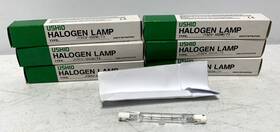 Ushio J130v-100w/79 Halogen Double-ended Quartz Bulb Lot Of 6