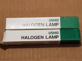 Ushio Jp120v-500w/fc1 Lot Of 2 Halogen Lamp