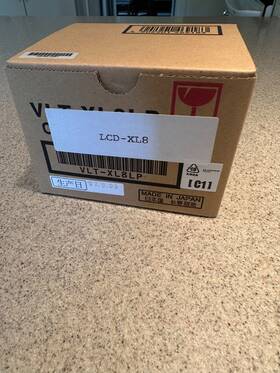 Ushio Vlt-xl8lp Lamp Vlt-hc3lp For Mitsubishi Projectors New In Box