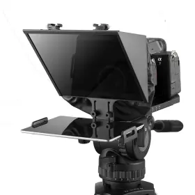 Vevor 197988090724 13ftft Floor Type Teleprompter Remote For Webcam Smartphone Live Streaming