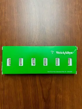 00200-u Welch Allyn Genuine 2.5v Vacuum Lamp Bulb 6pk