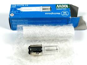Westinghouse 04846 100q/dc 100w 120v Clear Halogen Lamp Light Bulb Bayonet Base