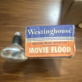Westinghouse Ph/300/r30 Medium Beam Reflector Lamp Bep 115v Movie Projector