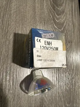 Wiko 031293025708 Enh 120v 250w Projector Projection Lamp Bulb Avg Life 175hrs Made In Japan