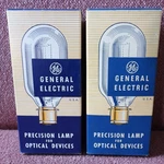 New Nos General Electric 500W T20 120V Projection Lamp Bulbs C13 Filament. Price: $25.00.