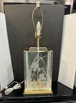 Vtg. Art Deco Hollywood Regency Frederick Raymond Etched Floral Table Lamp Used. Price: $191.25.