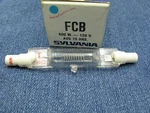 Ge Sylvania Projector Lamp Bulb Fcb 120V 600 Watts Used. Price: $16.95.