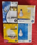 New Ge 100W Extra Soft White Reveal 3-WAY Light Bulbs A19 Nos 14 Pcs Total. Price: $99.99.