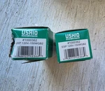 Set Of 2X Ushio Halogen Lamps Esp 120V-150WGB2, Model #1000362 Open. Price: $22.35.