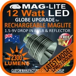 Maglite Led Upgrade Conversion Mod Bulb Globe Magcharger Torch Flashlight 2300LM New. Price: $94.22.