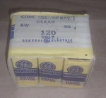 Pack Of 6S6-SC Bulbs Watt 120 Volt Bayonet Base Clear Vintage Nos Usa New. Price: $9.50.