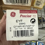 Q71MR16/C/NSP15 Eyf Ge 20843 75MR16 Lamp Uv Control 12V 71WATT Degree New. Price: $8.99.
