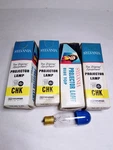 Lot Of 4 Sylvania Gte Chk 150W 120V T8 BA15S Blue Top Vintage Projector Lamp Nos New. Price: $49.88.