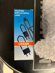 (4) Osram 64322 30W GY9.5 Halogen Optic Lamp New. Price: $20.00.