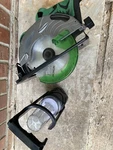 Hitachi Circle Saw And Lamp. 14DMR. Tool Light Only No Battery Pack Used. Price: $35.00.