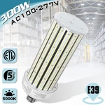 Led Corn Bulb 300W Replace 1500W Metal Halide Warehouse High Bay E39 Mogul 5000K New. Price: $115.94.