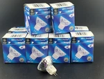 Lot Of 8 General Electric M199-FTH Halogen Lamp / Bulb 12V 35W MR11 New. Price: $40.00.
