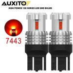 Auxito Led Tail Light Bulbs Lamp 7440 7441 7443 7444 Pure Red High Power Smd 12K New. Price: $14.24.
