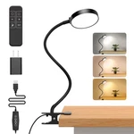 Reading With Remote, Led Desk Lamp Clip On 1H Timer & Nightlight Ra 9... New. Price: $23.09.