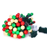 Red White And Green Christmas Lights G15 70 Led Globe String Plug C... New. Price: $29.69.