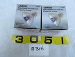 Satco S7805 Halogen 21V 150W Eke Projector Lamp Lot Of Open. Price: $42.99.
