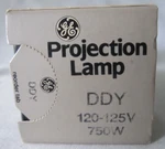 General Electric Ddy Movie Projector Projection Lamp 750W 120-125V Black Top New. Price: $14.95.