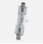 1001106 Ushio JPD-0150 150W 25V R7S-18 T4 Clear Halogen Lamp PKG/2 New. Price: $25.00.