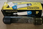 Sylvania 500C2 C-13-DFILMED.MED.PREF 120V 500W T10 Black Top Projector Lamp Bulb Used. Price: $19.95.