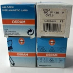 Osram ENX-5 Projector Lamp Bulb 86V 360W Long-life Version GY5.3 Lot Of 4 New. Price: $25.00.