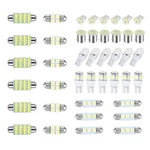 Getfay PACK-42 Car Led Bulb Combination Set, T10 31MM 36MM 41MM Pcs, White New. Price: $13.35.