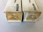 Philips 500Q/CL Minican Base 120 Volt Bulb..lot Of New. Price: $25.00.