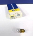 2-PK 605 6.15V .5A Miniature Bulb Clear Screw Light Lamp Auto Radio New Ge 26549. Price: $9.95.