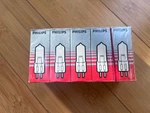 Vintage Philips Projection Lamp Type 6958 (lot Of 5) Sealed 24V 250W G6.35 M33 New. Price: $26.00.