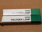 Lot Of Ushio Halogen Lamp JP120V-500W/FC1 Open. Price: $19.99.