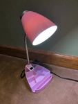 Limelights LD1002-PNK Gooseneck Desk Lamp With Ipad Stand Pink Used. Price: $18.00.