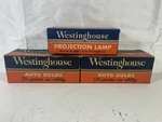 3 Vtg Westinghouse Auto & Projection Lamp Bulbs: 75A-T5-SC, 75AS8DCP, 1000W 120V New. Price: $31.99.
