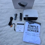 Mini Led Projector Nicpow RD850 White W/ 100 Inch Screen Remote Hdmi Av Cable Open. Price: $29.99.