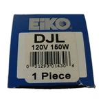 Eiko Djl 120V 150W Av Photo Lamp Vintage Projector Bulb Brand New. Price: $121.97.