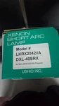 Xenon Short Arc Lamp, Movie Theater Projector Bulb, Model DXL-40SRX, Ushio Used. Price: $500.00.