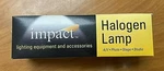 Impact Halogen Stage Lamp 1000W 120V AO1114 New. Price: $12.99.