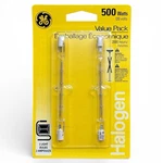 500W Halogen Type Double Ended Bulbs PC27448 Pack New. Price: $12.95.
