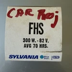 Sylvania Gte Fhs Av/photo Lamp 82V 300W Projection Bulb -blue Dot Usa New. Price: $14.00.