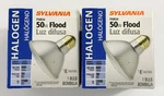 Sylvania 50PAR30/HAL/FL40 Light Bulbs Lot Of 2 New. Price: $28.49.