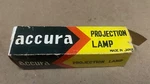 New Vintage Accura Projection Lamp Light Bulb 120V 500W Made Japan Box. Price: $20.00.