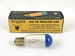 Nos Sylvania Blue Top Projection Lamp Cem 100 Watts - Unused Original Box Open. Price: $11.85.